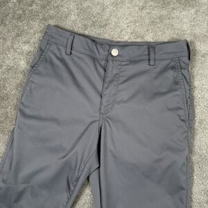 Bonobos Golf Pants Mens 30x28 Gray ‎ Zipped Ankle Straight Leg Casual Preppy